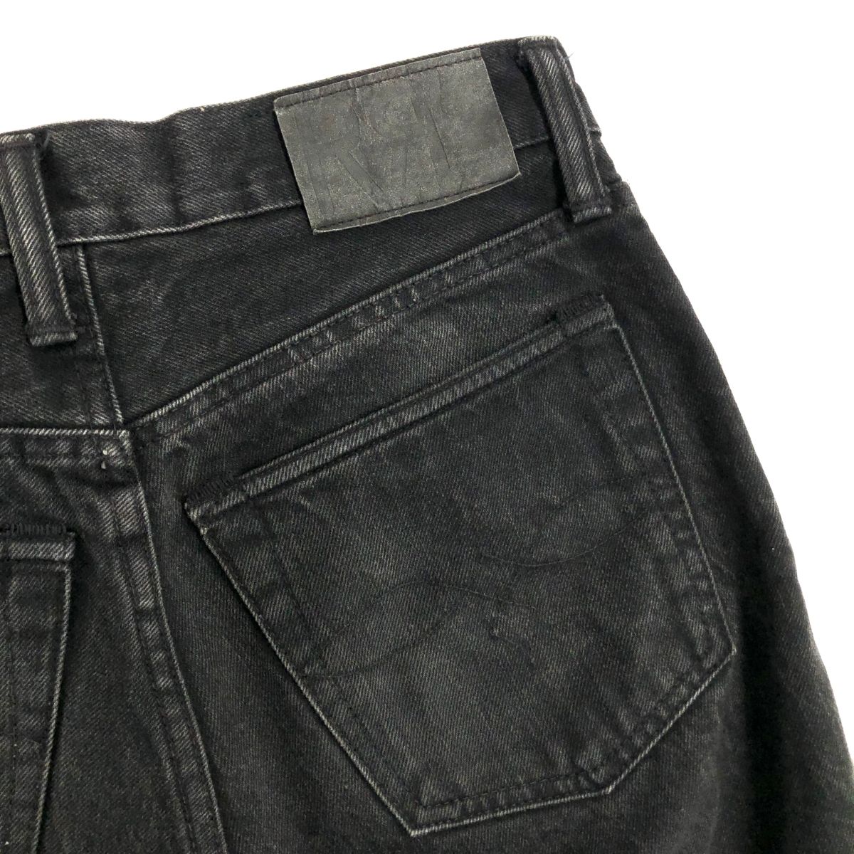 良好 RRL ダブルアールエル デニム パンツ サイズ：28×30 ブラック
