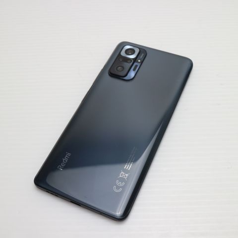新品同様 SIMフリー Redmi Note 10 Pro オニキスグレー 白ロム