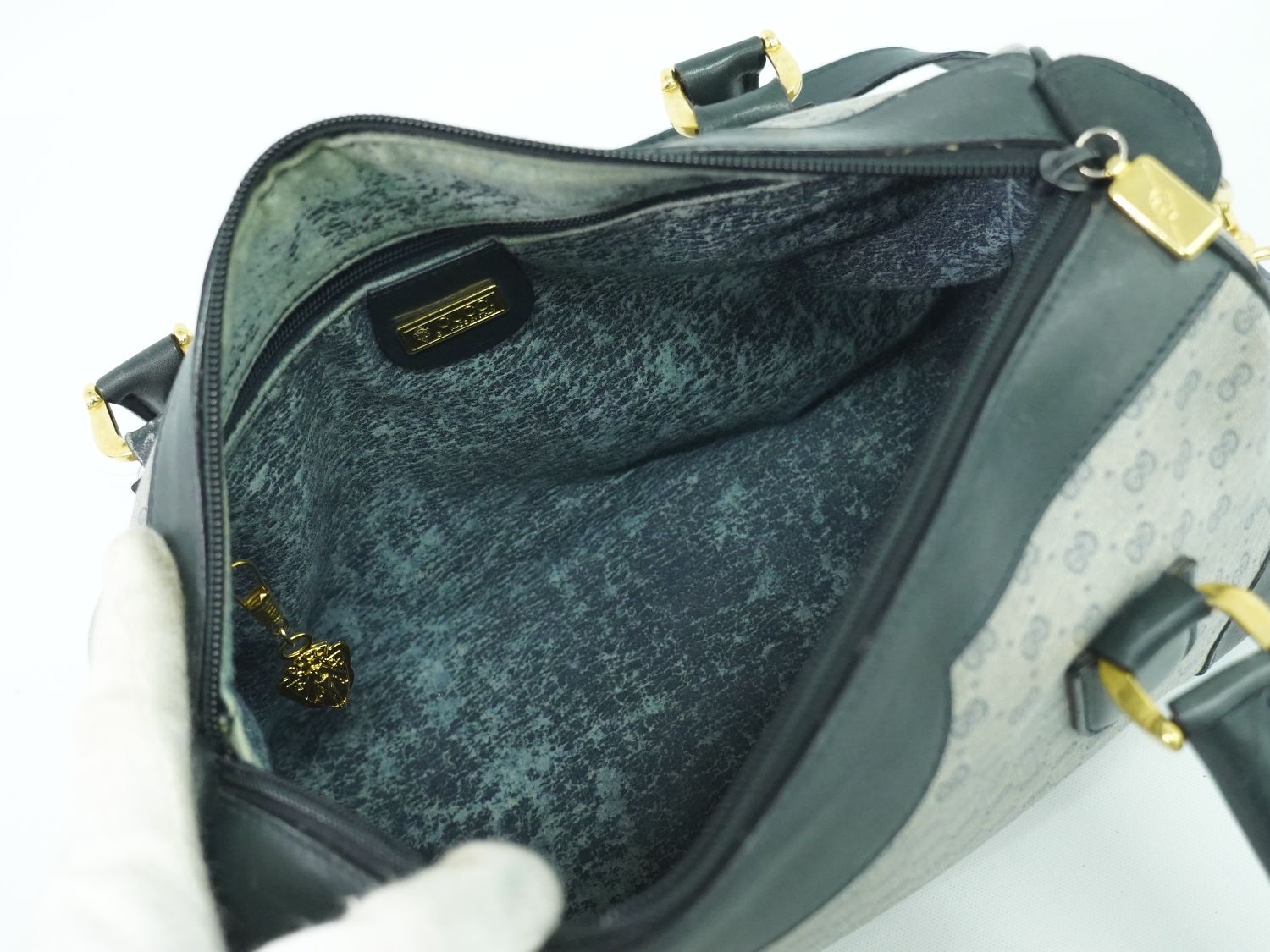 本物 グッチ GUCCI オールドグッチ マイクロGG 2WAY ショルダー