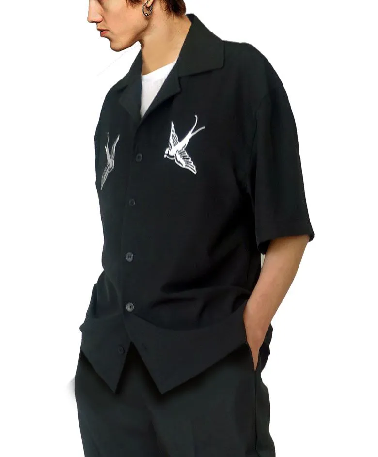 希少 パックマン 40th刺繡 ボーリングシャツ バンダイナムコ ワークシャツ fit=scale-down,w=1200