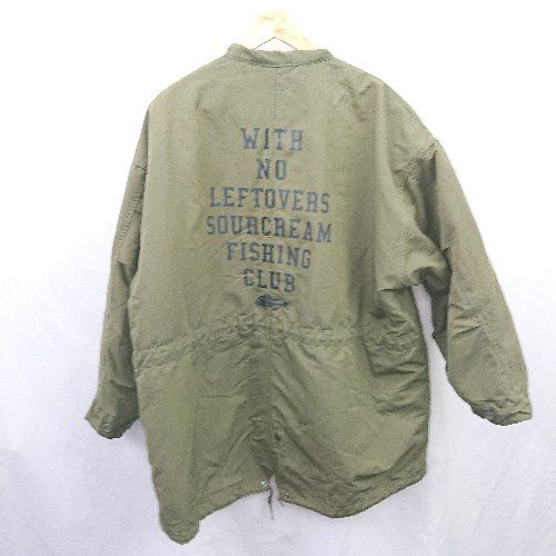 ◇ ⊇ SOUR CREAM FISHINGCLUB 2way 長袖 モンスターモッズコート 