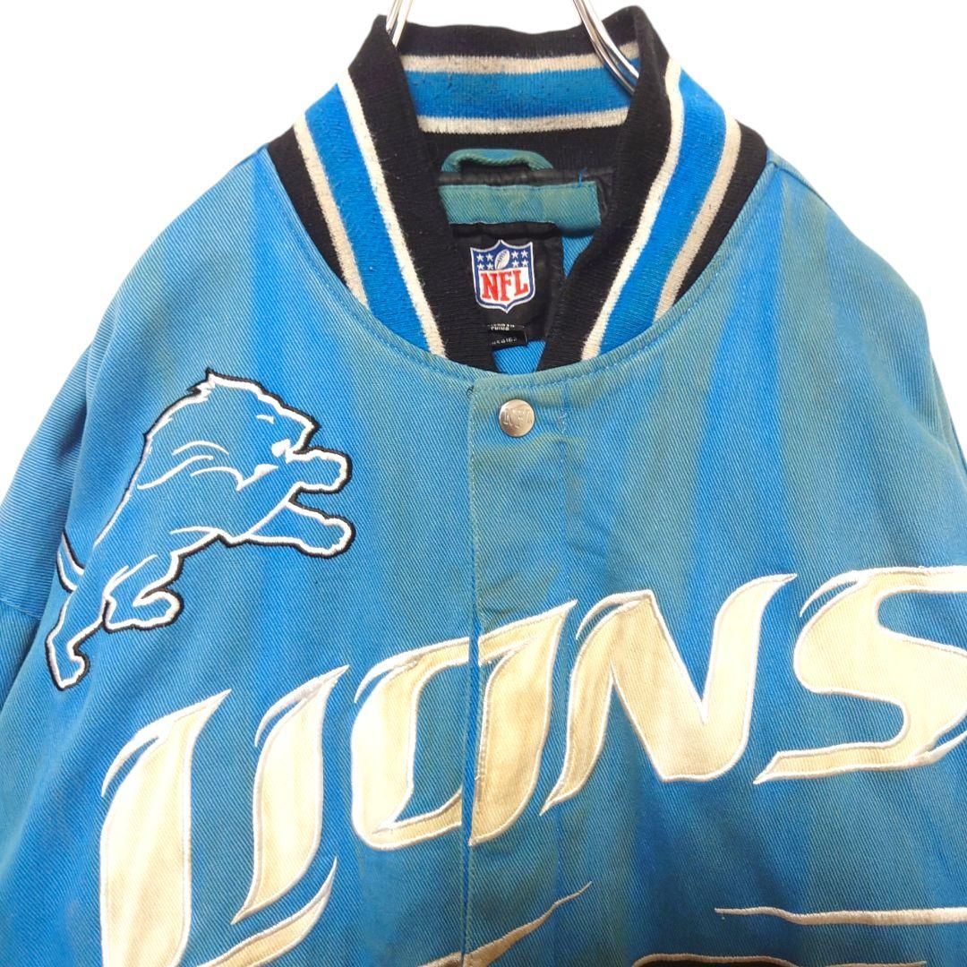 NFL】DETROIT LIONS チームロゴ刺繍 スタジャン A-2412 - メルカリ NFL】DETROIT LIONS チームロゴ刺繍 スタジャン A-2412 - メルカリ