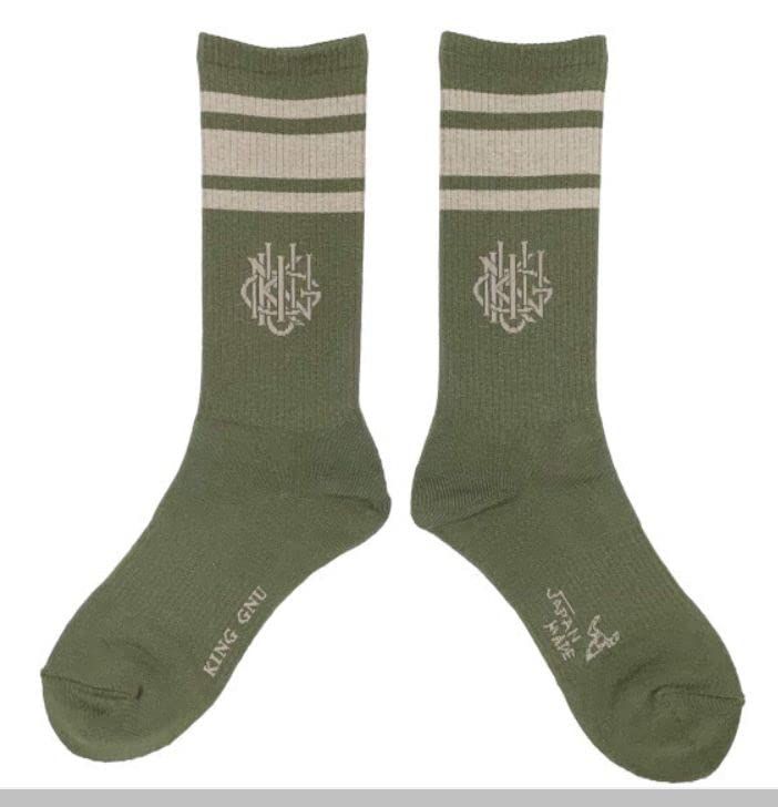 KING GNU キングヌー Live Tour 2025 グッズ STADIUM SOCKS ソックス グリーン グリーン Free Size