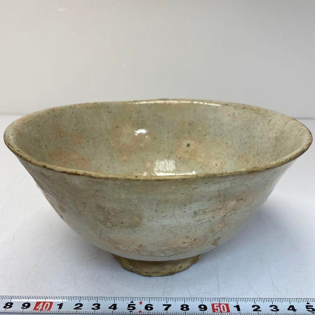 ☆茶3 古代 御本 茶碗 トトチ 口径約17.8㎝ 東な6-0408①