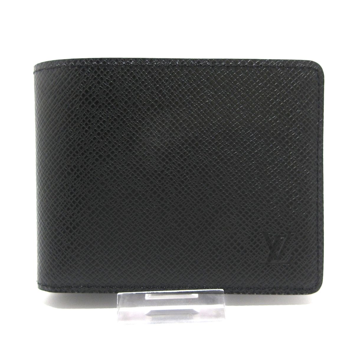 LOUIS VUITTON ルイヴィトン 札入れ タイガ ポルトフォイユスレンダー M30539 黒 レザー 牛革