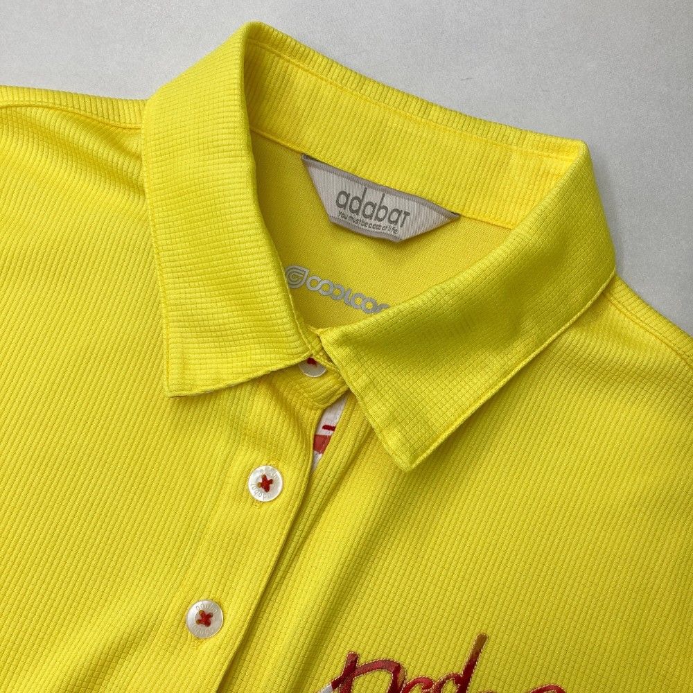 サイズ：40 アダバッド ゴルフシャツ イエロー サイズ40 ADABAT