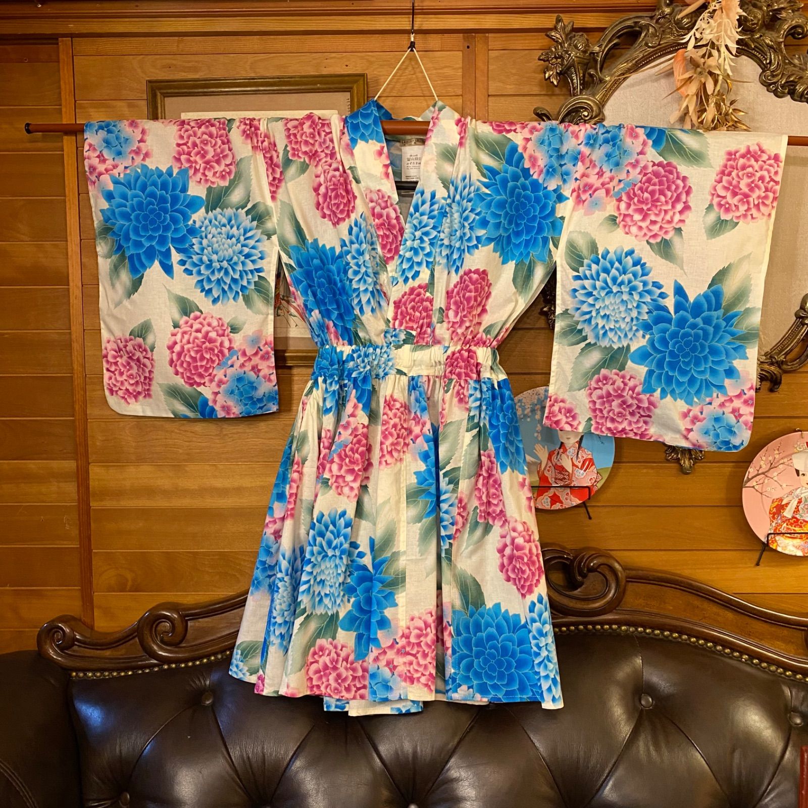 スポンジボブ 半袖ミニワンピース フリル付き リメイク 衣装 古着リメイク 古着 Remake frill cami dress / リメイクフリルキャミワンピース (BK