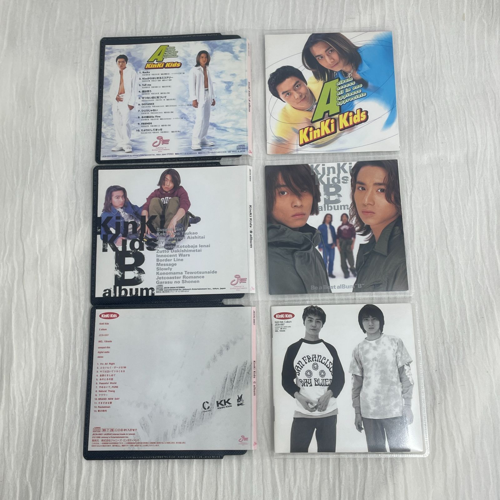 KinKi Kids｜A、B、C album 3点セット｜中古CD：ソフトケース