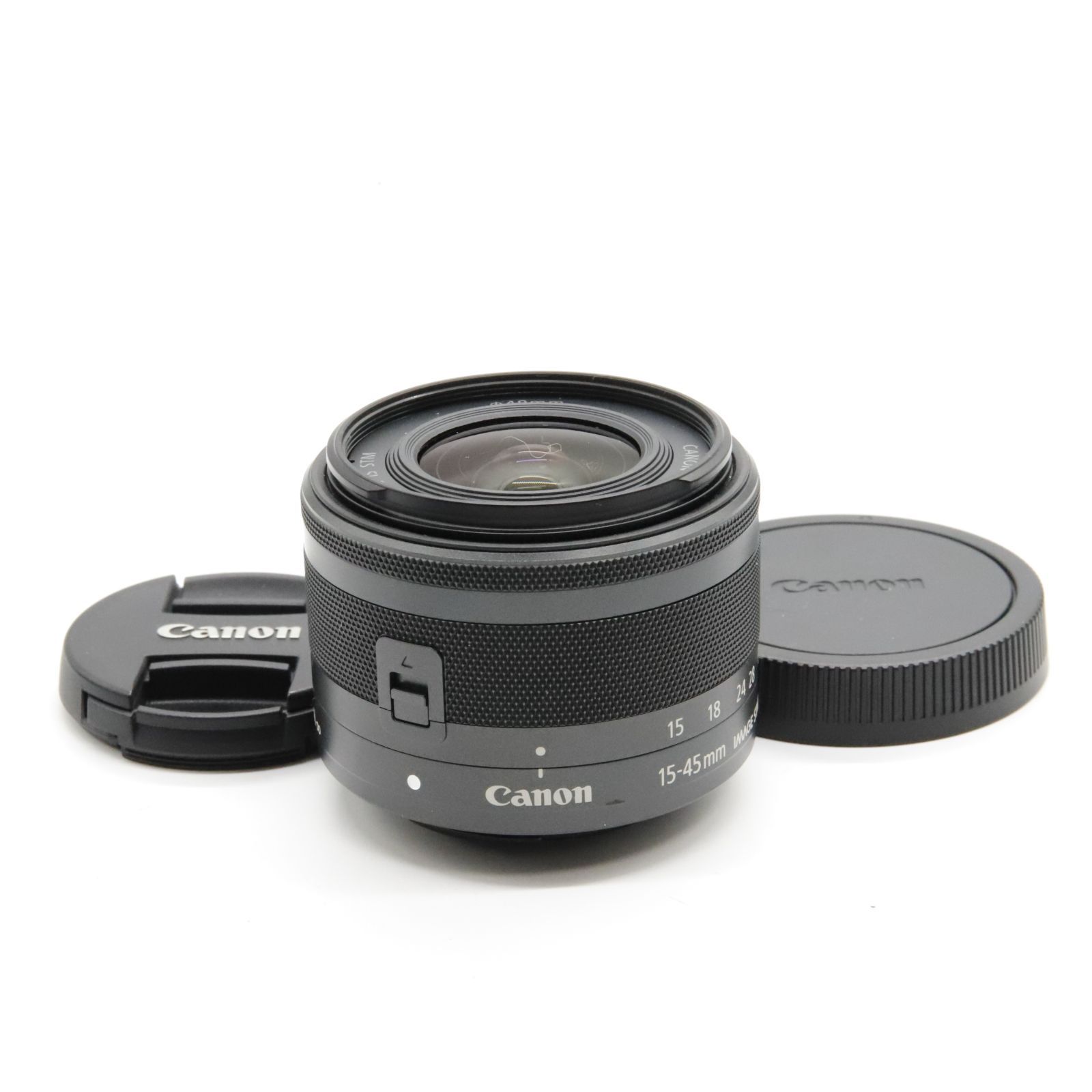 □ほぼ新品□ CANON Canon 標準ズームレンズ EF-M15-45mm F3.5-6.3IS STM(グラファイト) ミラーレス一眼対応 EF- M15-45ISSTM - メルカリ