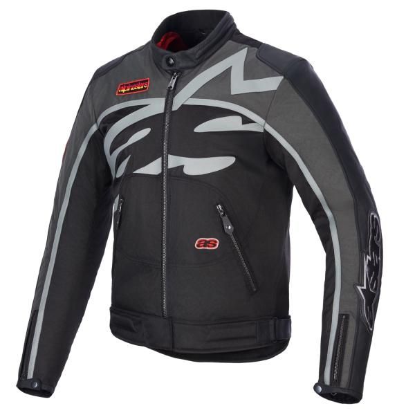 2営業日で発送 AXTON JACKET 1584 BLACK ANTHRACITE RED TANGERINE M