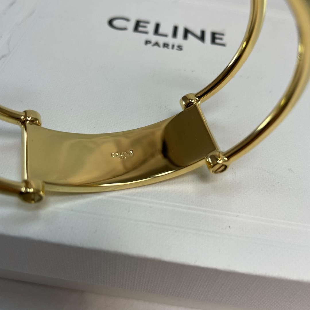 新品未使用 CELINE セリーヌ ブレスレット ゴールド - メルカリ