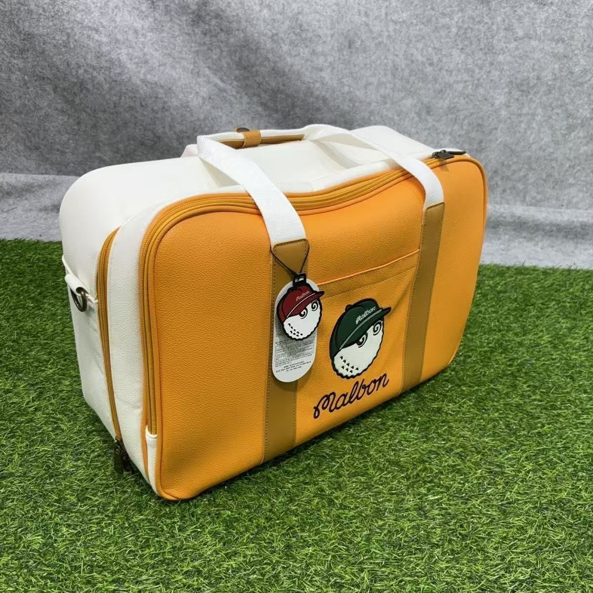 Malbon Golf マルボンゴルフ ボストンバッグ 大容量 防水 耐摩耗性 人気商品】malbon golf（マルボンゴルフ） ボストンバッグ