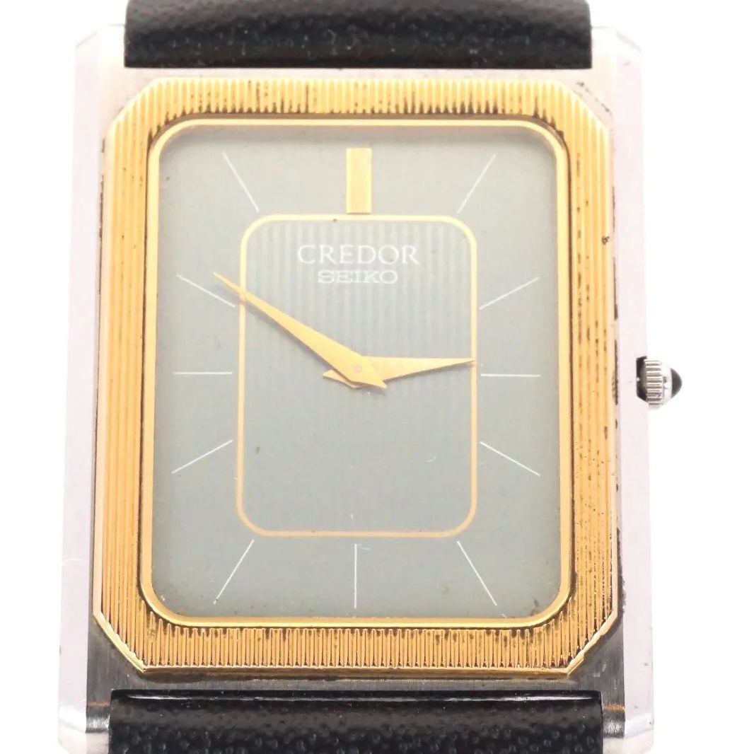 電池交換済】SEIKO CREDOR クレドール 腕時計 6730-5341
