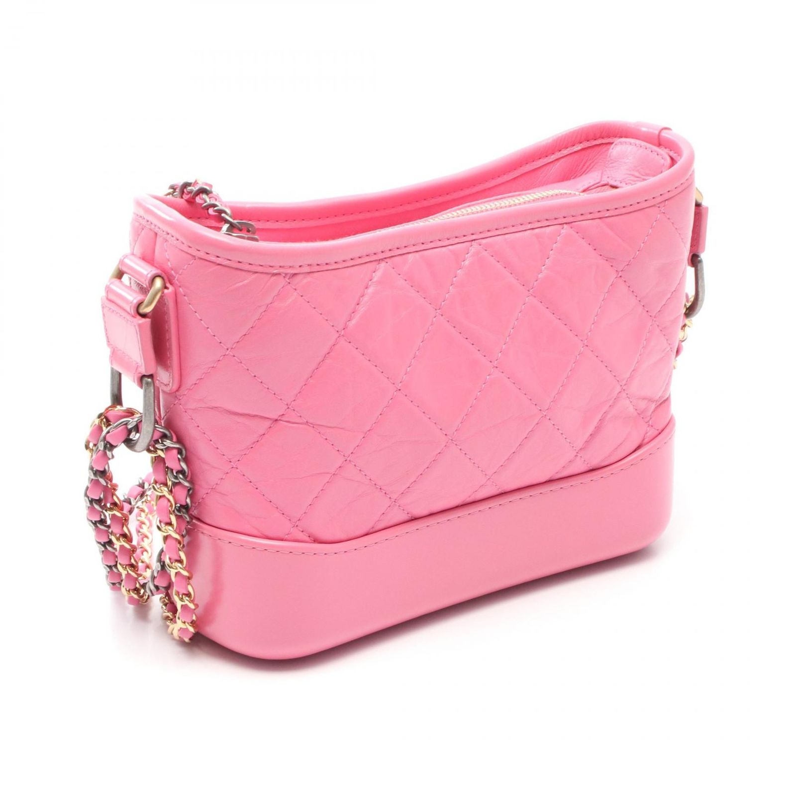CHANEL シャネル ショルダーバッグ ピンク スモール ホーボー 楽天市場】シャネル スモール ホーボーバッグ AS4323 ピンク