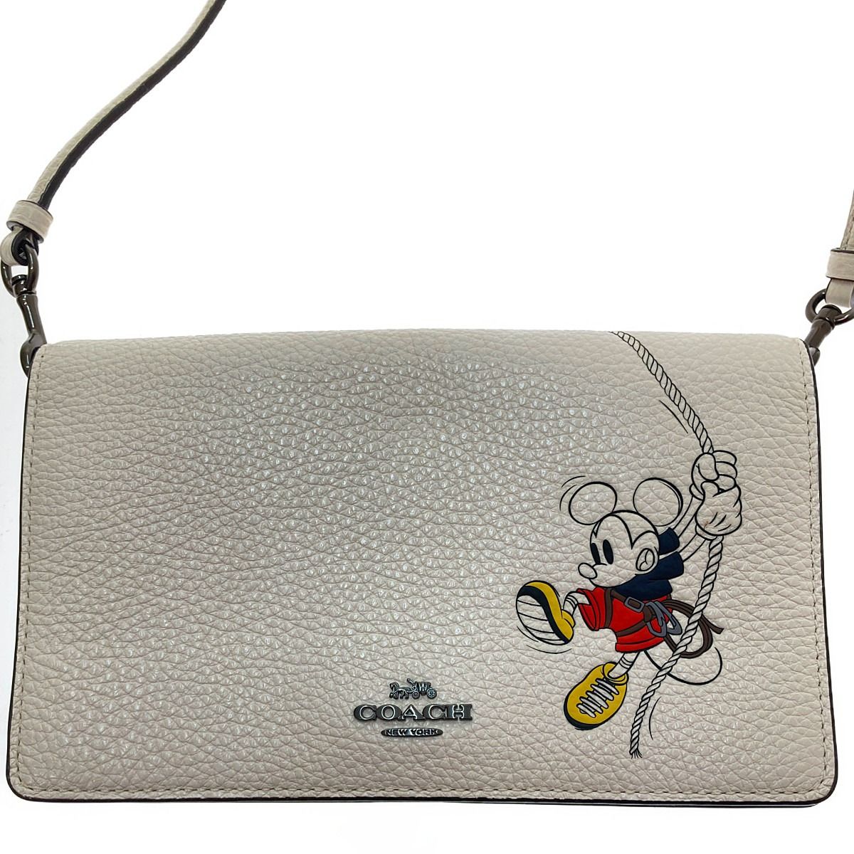 □□COACH コーチ ショルダーウォレット ディズニーコラボ ミッキー 