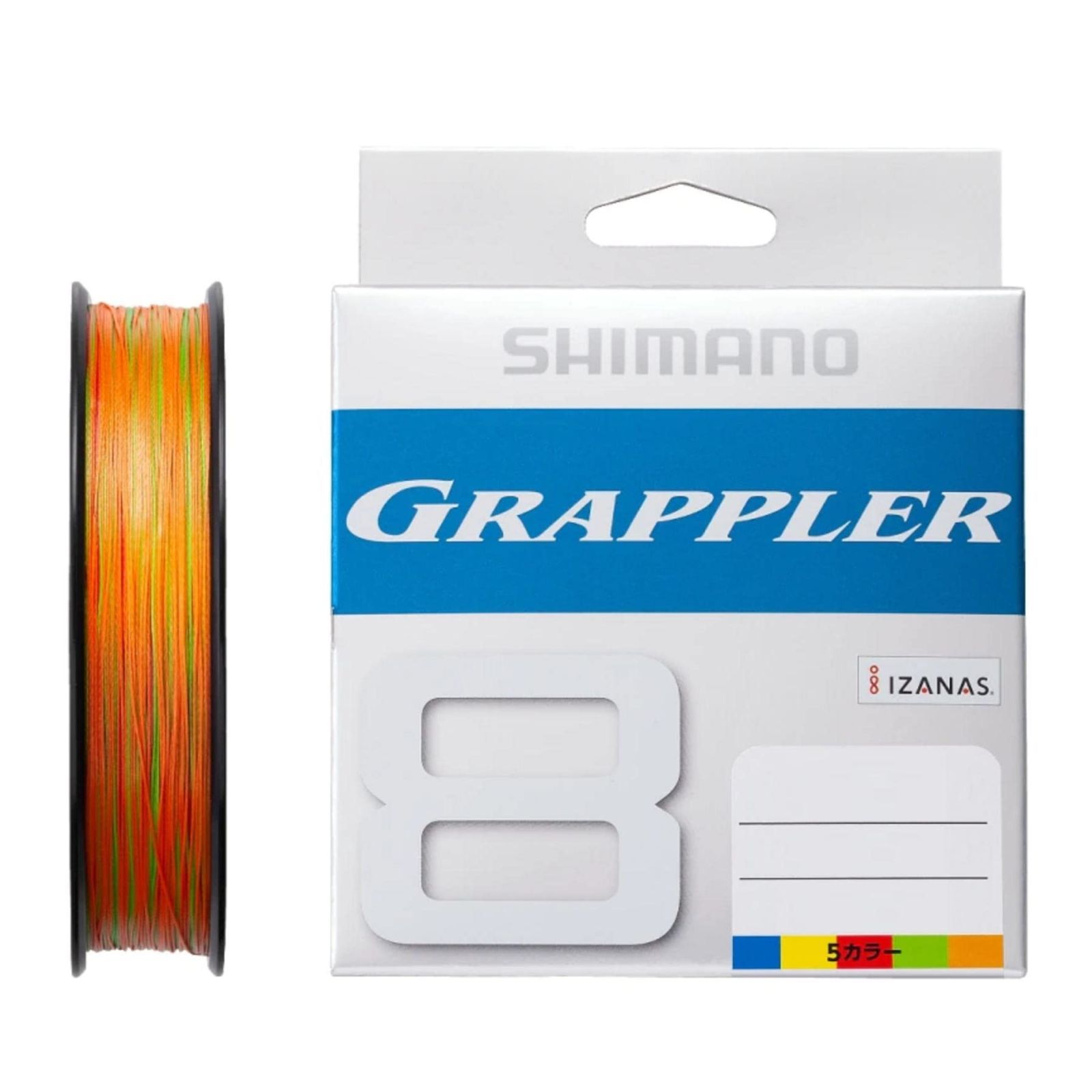 シマノ SHIMANO グラップラー8 PE 300m LD-A71U 5 5色×10m 0.8号