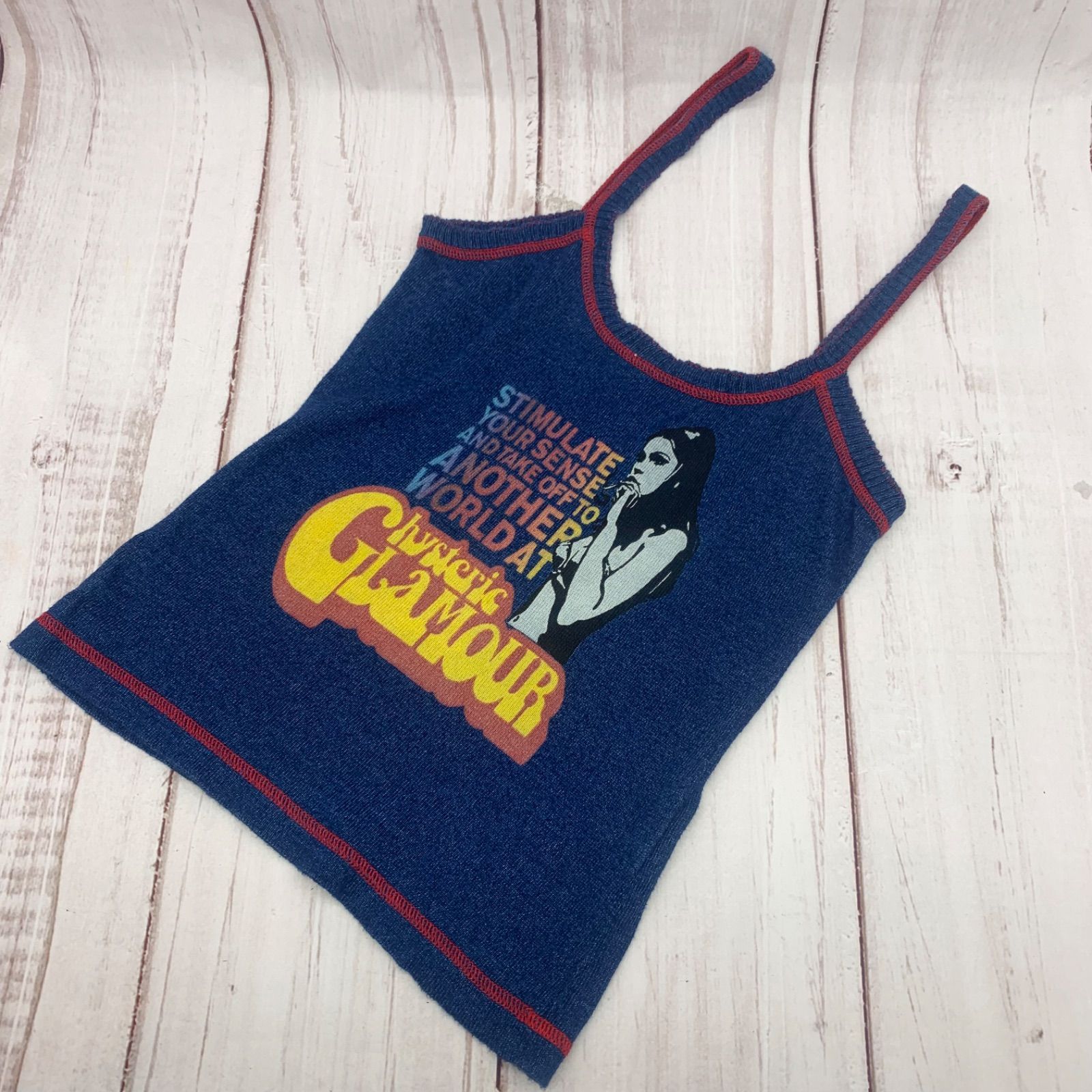 美品 HYSTERIC GLAMOUR キャミソール F サークルガール 美品 HYSTERIC GLAMOUR キャミソール F サークルガール