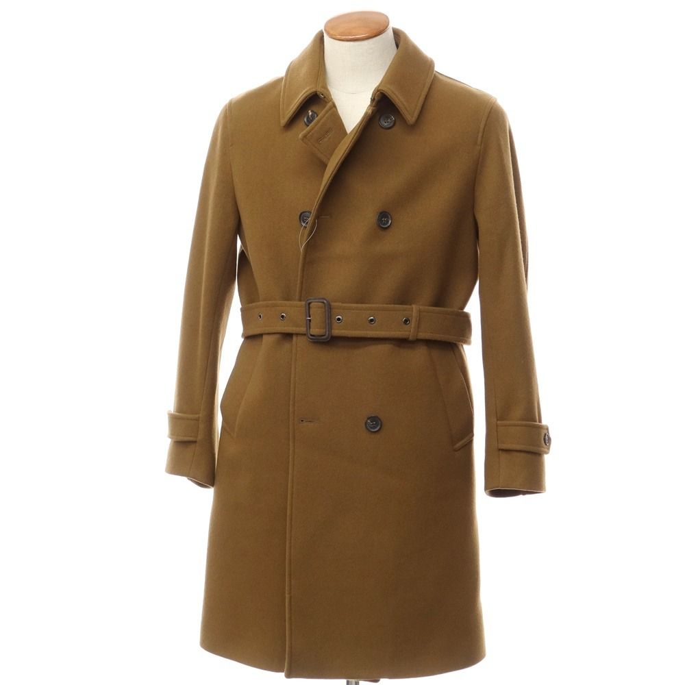 マッキントッシュ ダブルチェスターコートキャメル 38 中古】マッキントッシュ Mackintosh ウール ダブルブレスト コート