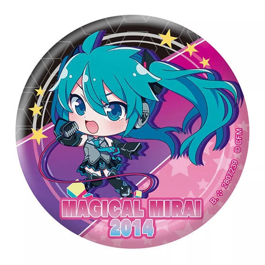 マジカルミライ　2014  缶バッジ　初音ミク　レア 初音ミクマジカルミライ2014缶バッジ