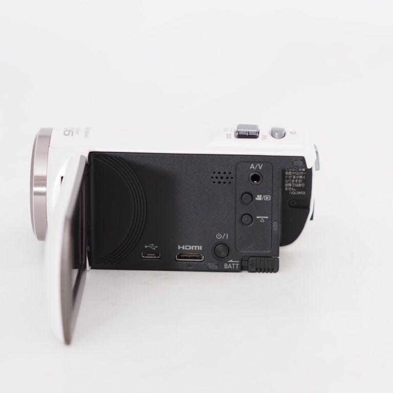 Panasonic　HC-V480MS　ホワイト Panasonic パナソニック HC-V480MS-W ホワイト ビデオカメラ
