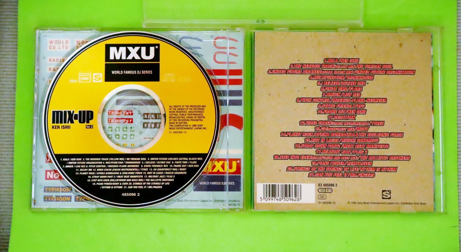 輸入盤CD☆ケン・イシイ/KEN ISHII□ Mix Up Vol.3