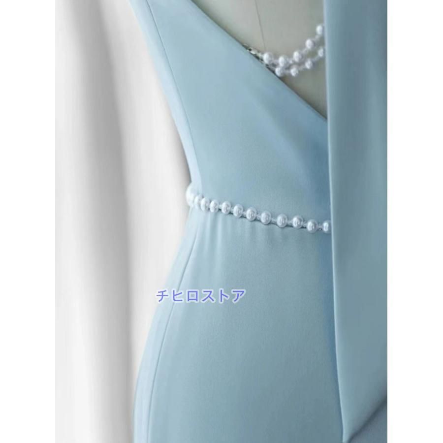 【本物保証、送料無料】 バックレスドレス マーメイド ドレス ホルターネック 大人 ピアノ 発表会 ロングドレス 演奏会 ピアノ発表会 結婚式 高校生 パーティードレ