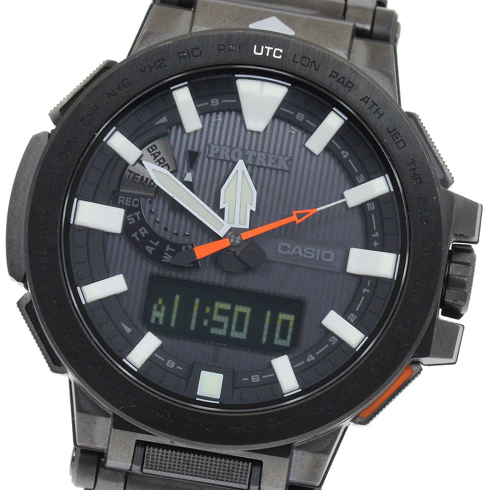 カシオ プロトレック マナスル PRX-8000YT-1JF ブラック メンズ