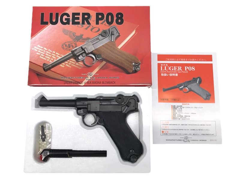 タナカ　ルガーP08 4インチ \"S/42\"Corde\"K\"Date 1934 Amazon | タナカ ルガー P08 4インチ ヘビーウェイト モーゼル S