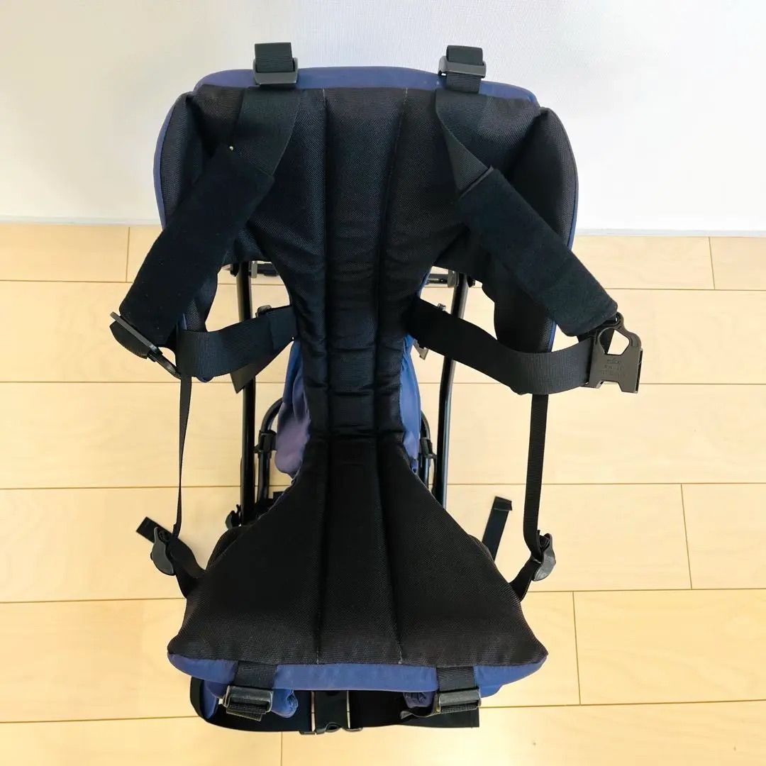 モンベル mont-bell ベビーキャリア ネイビー 背負子 登山 子供