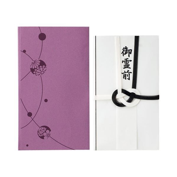 まとめ モーノクラフト 多当折 黒白7本ハスなし 短冊 簡易ふくさ付 SMC-202F 1枚 ×30セット