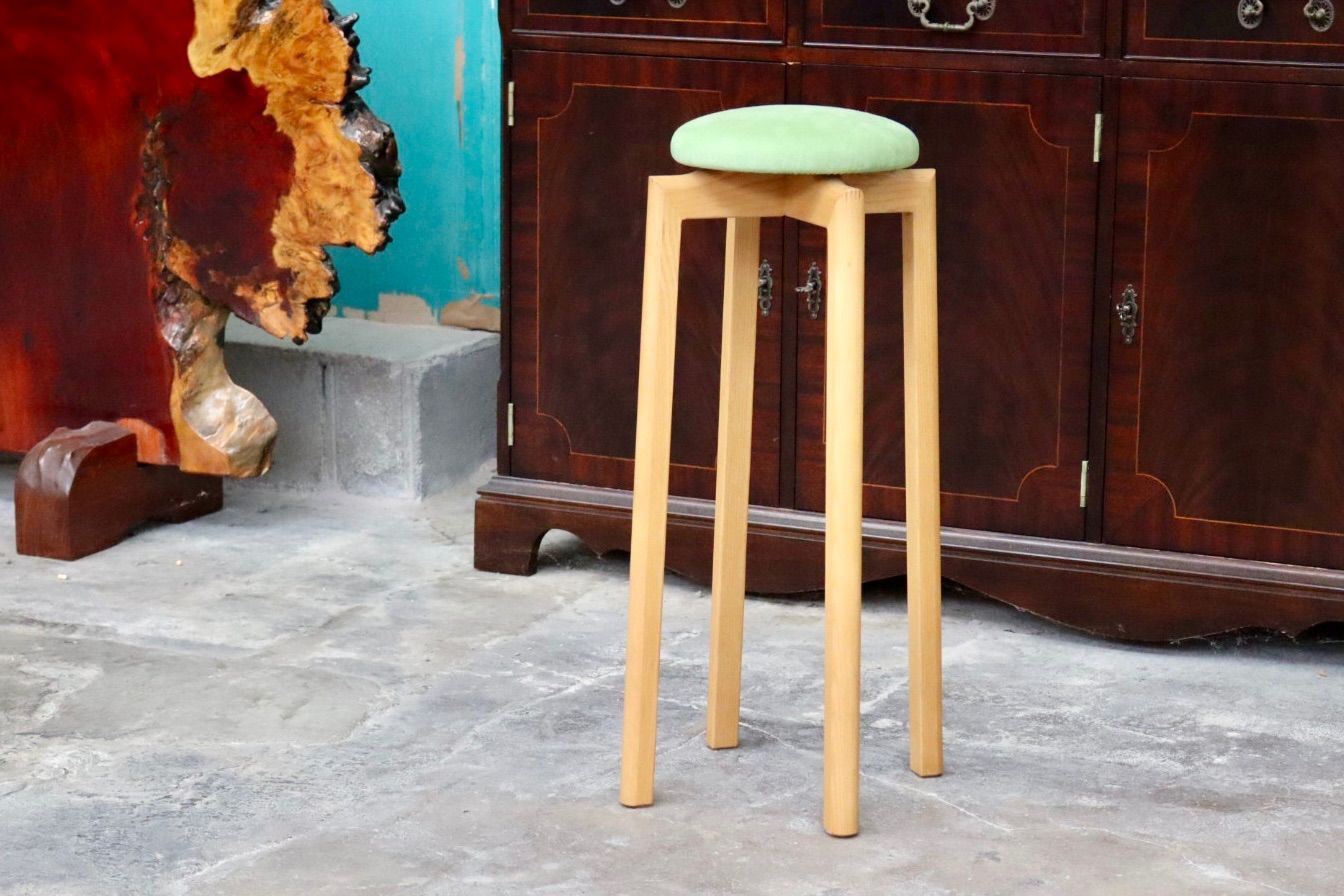 GMIK487A○匠工芸 | TAKUMI KOHGEI マッシュルームスツール MASHROOM STOOL Lサイズ 椅子 スタッキング 木製 グリーン