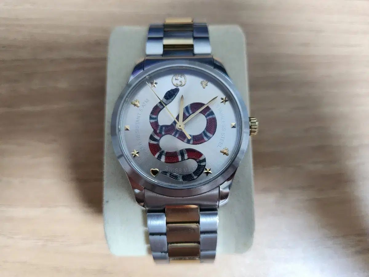 GUCCI グッチ スネーク 時計 コンビ