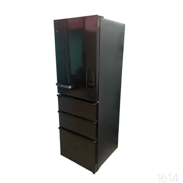 25-1614【中古】 アクア 375L 冷凍冷蔵庫 AQR-SV38H 2019年製 AQUA 