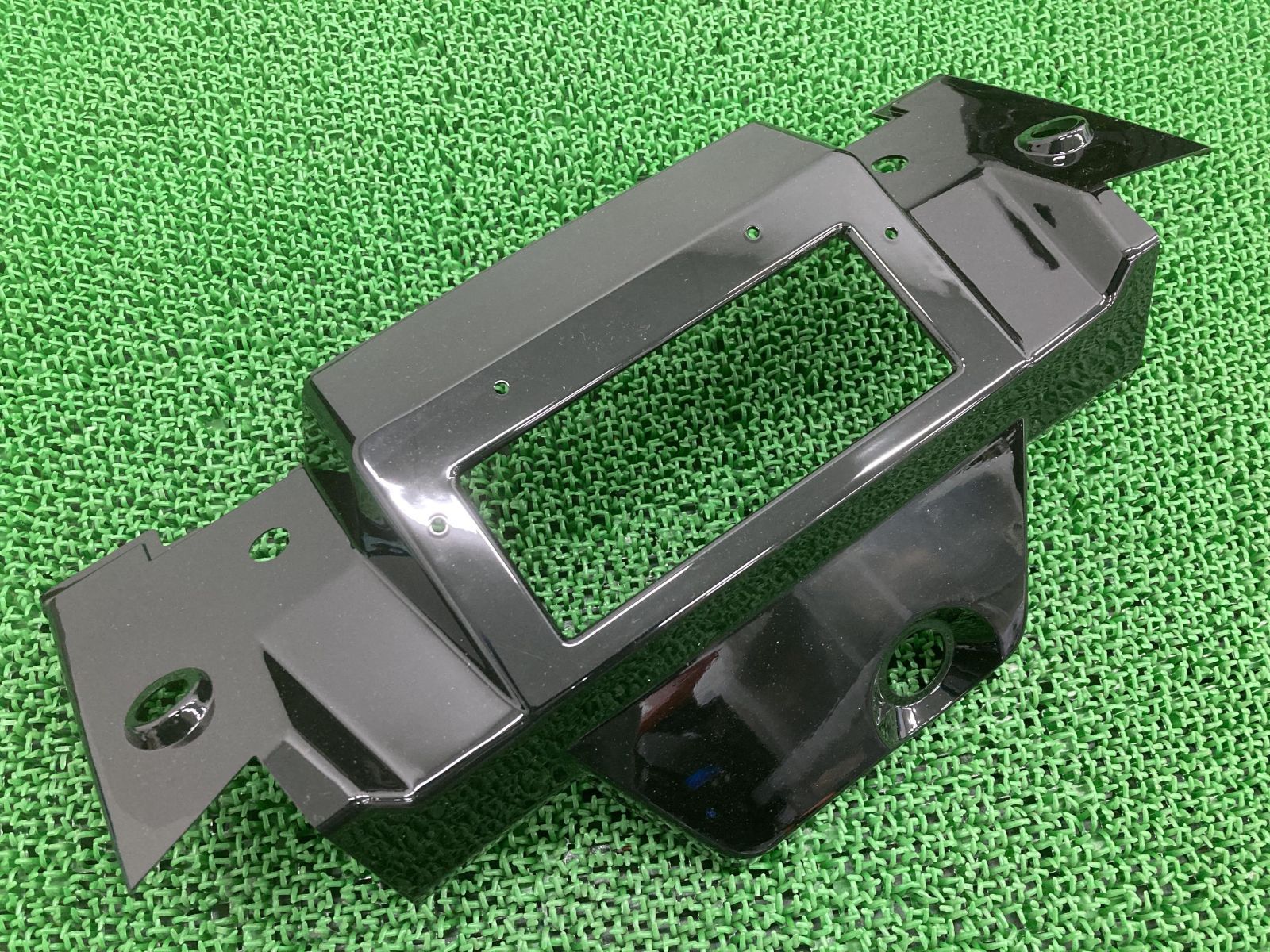 ジャイロX メーターカウル 黒 社外 中古 バイク 部品 TD01 TD02 GyroX ノーマルタイプ メーターカバー フロントカウル