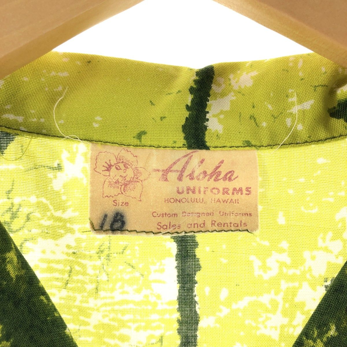 古着 ALOHA UNIFORMS 総柄 オープンカラー ハワイアンアロハシャツ レディースL相当 ヴィンテージ /eaa522242 古着 ALOHA UNIFORMS 総柄 オープンカラー ハワイアンアロハシャツ