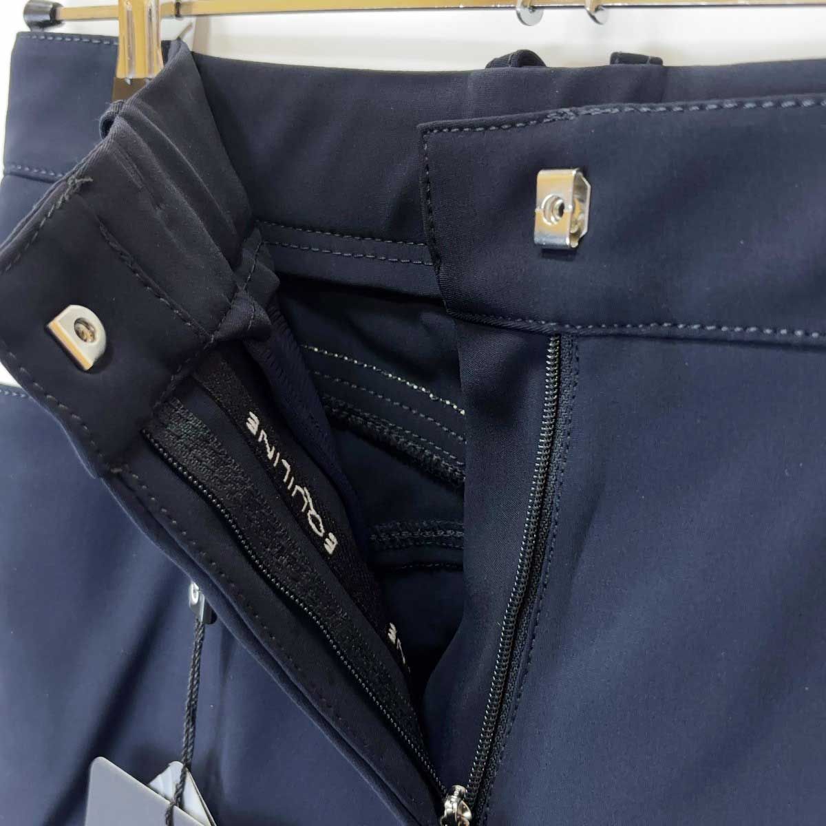 ♥ EQUILINE エクイライン キュロット EIDACEF フルグリップ パンツ FULL GRIP 44 BLUE ネイビー N08963 レディース 乗馬