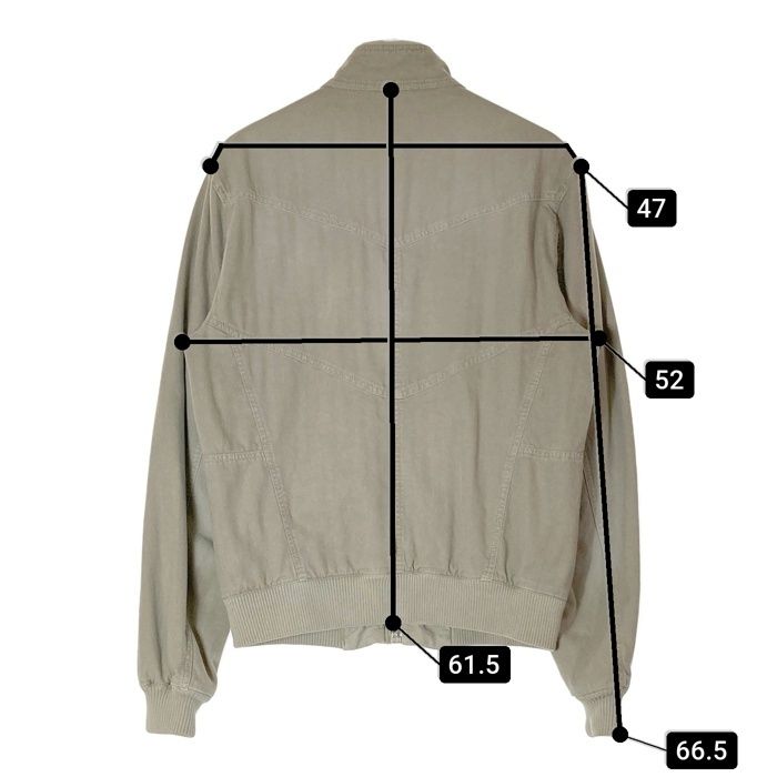 ☆DOLCE&GABBANA ドルチェアンドガッバーナ ジップアップ リブ デニム