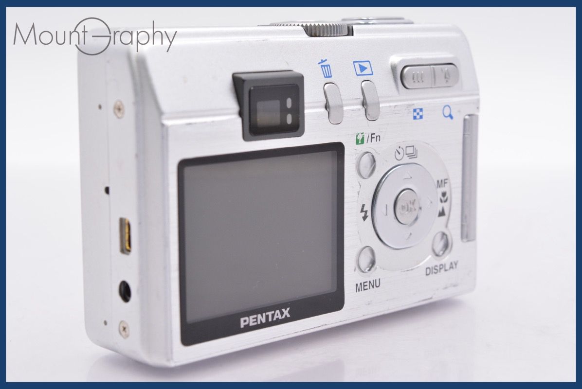 美品 PENTAX optio S50 デジタルカメラ 単3電池で動作 ☆特別特価☆ ペンタックス PENTAX Optio S50 3x 単三電池仕様