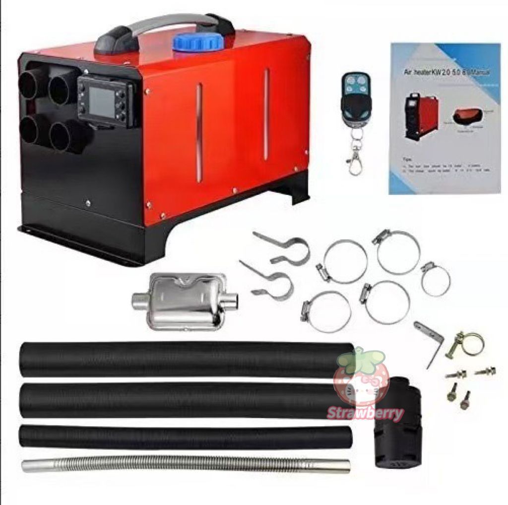 FFヒーター 5KW 12V灯油 ディーゼル 部品 車用ヒーター パーキングヒーター エアヒーター 低燃費 LCDスクリーン付き 車用ヒーター