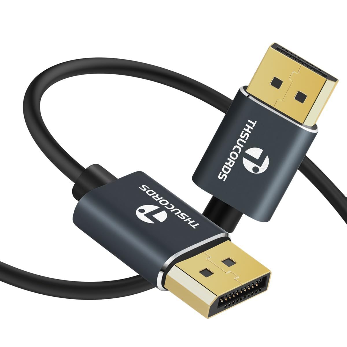  【新着商品】適格請求書発行可 コンピューターモニター対応 PC テレビ ゲーミングノートパソコン 32.4Gbps 4K@120Hz 8K@60Hz対応 コード 1.4 DisplayPort 認証済みウルトラスリム 5M ディスプレイポート その他