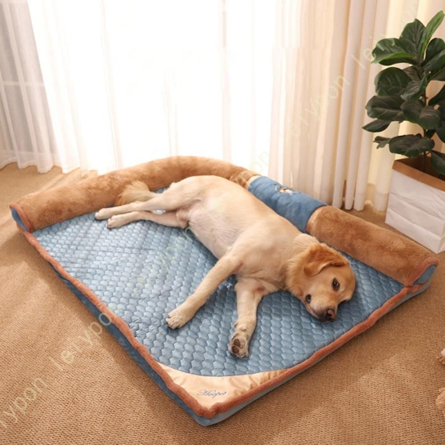 犬ベッド 猫ベッド 大型犬用 ふわふわ 冬用 ペットベッド クッション ぐっすり眠る 中型犬 もこもこ 暖かい 滑り止め 防寒 寒さ対策 洗濯 子犬