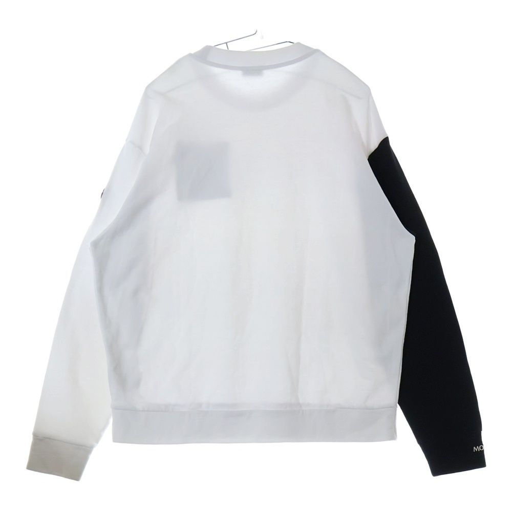 【S相当】MONCLER モンクレールスウェットトレーナーラバーワッペン黒14A S相当】MONCLER モンクレールスウェットトレーナーラバー