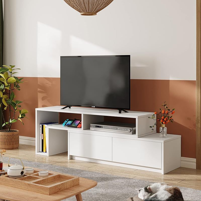 FITUEYES テレビスタンド 50～85インチ対応 壁寄せテレビスタンド