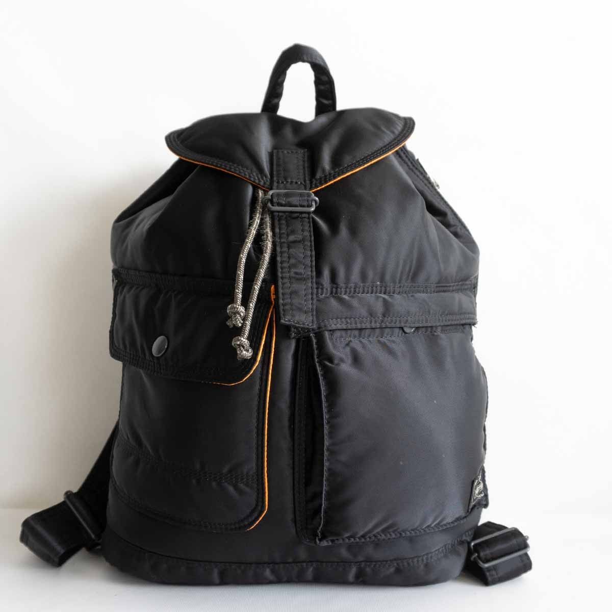 未使用級] PORTER タンカー リュック バックパック ブラック ナイロン