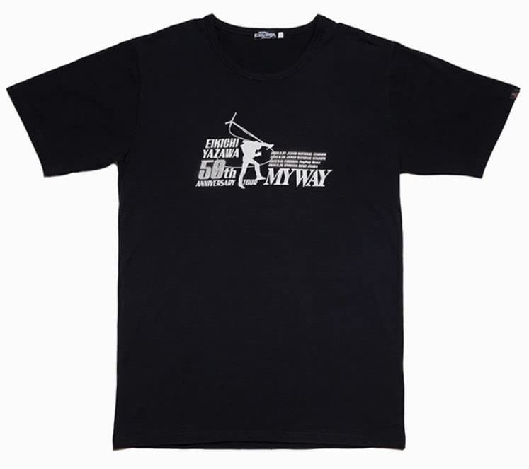 矢沢永吉 50th アニバーサルツアー「MY WAY」Tシャツ XL 矢沢永吉（EIKICHI YAZAWA）2022 50th ANNIVERSARY TOUR MY WAY