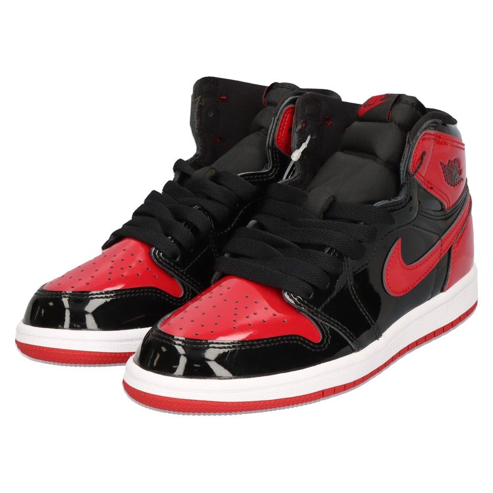 NIKE (ナイキ) AIR JORDAN 1 RETRO HIGH OG PS BRED PATENT