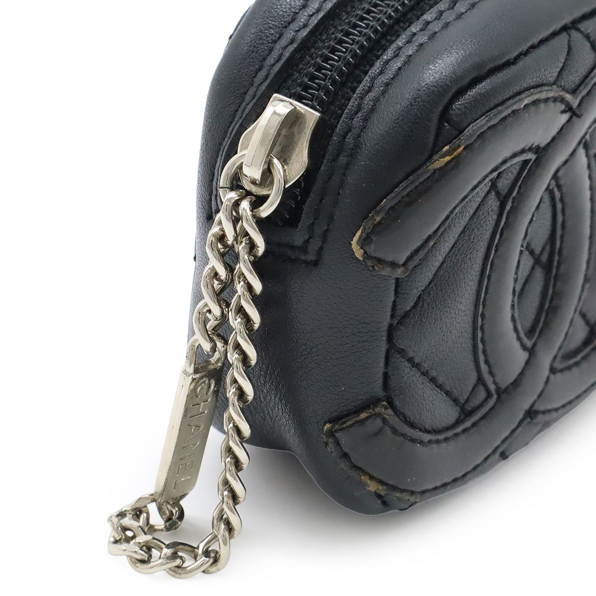 CHANEL シャネル カンボンライン レザー ポーチ マルチケース ブラック 楽天市場】CHANEL シャネル カンボンライン シガレットケース
