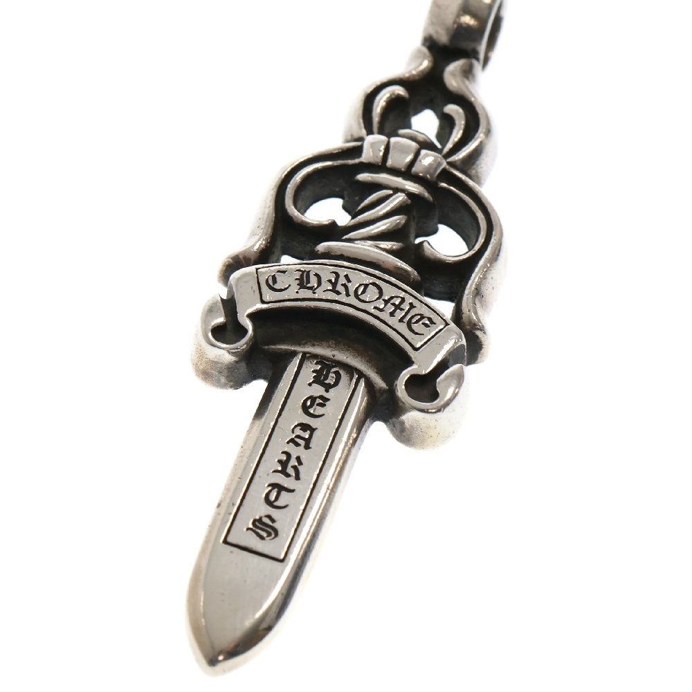 クロムハーツ ダガーチャームロールチェーン20インチ50㎝セット クロム