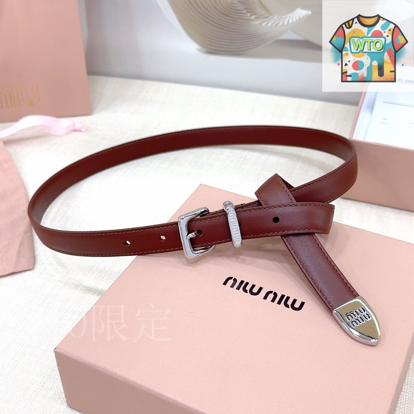 miumiuベルト　メンズ 国内発】MIU MIU レザー ベルト (MiuMiu/ベルト) 102886212【BUYMA】