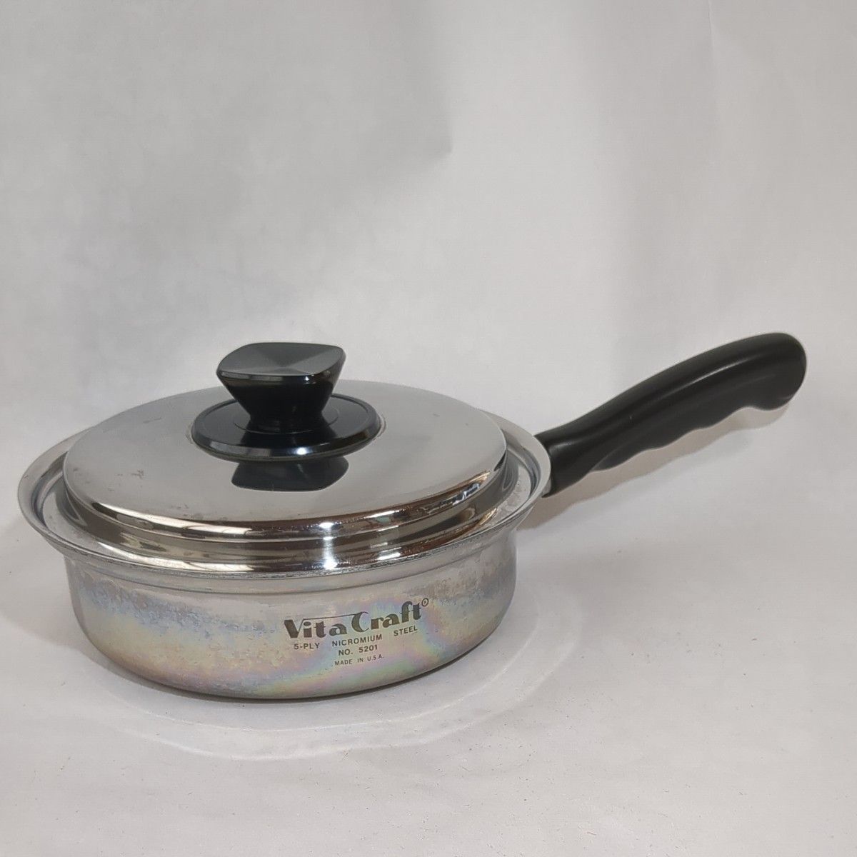 ビタクラフト5層 片手ナベ No.5201 1.0リットル 内径17cm USED美品 
